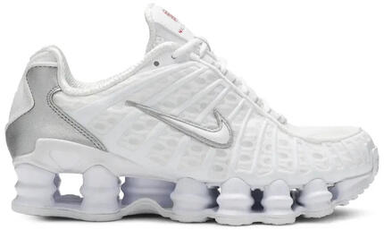 Shox TL White Metallic Silver Max Orange - Taille : 47 EU