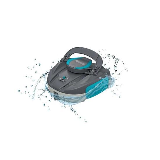 Bestway Robot piscine sans fil Agathe nettoyage fond plat 15 m² max