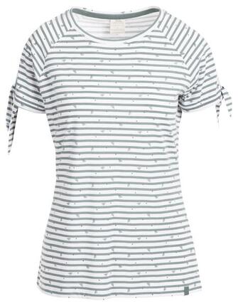 Trespass Penelope - Haut Femme Teal Mist Stripe Bee Print