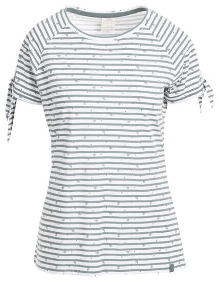 Trespass Penelope - Haut Femme Teal Mist Stripe Bee Print