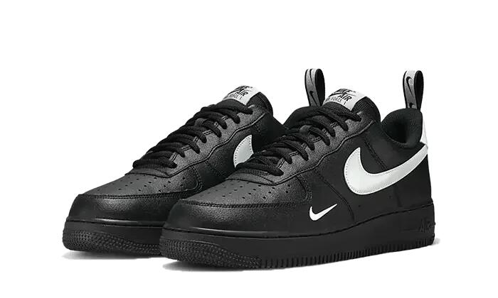 Air Force 1 Low Black Metallic Silver 2/3