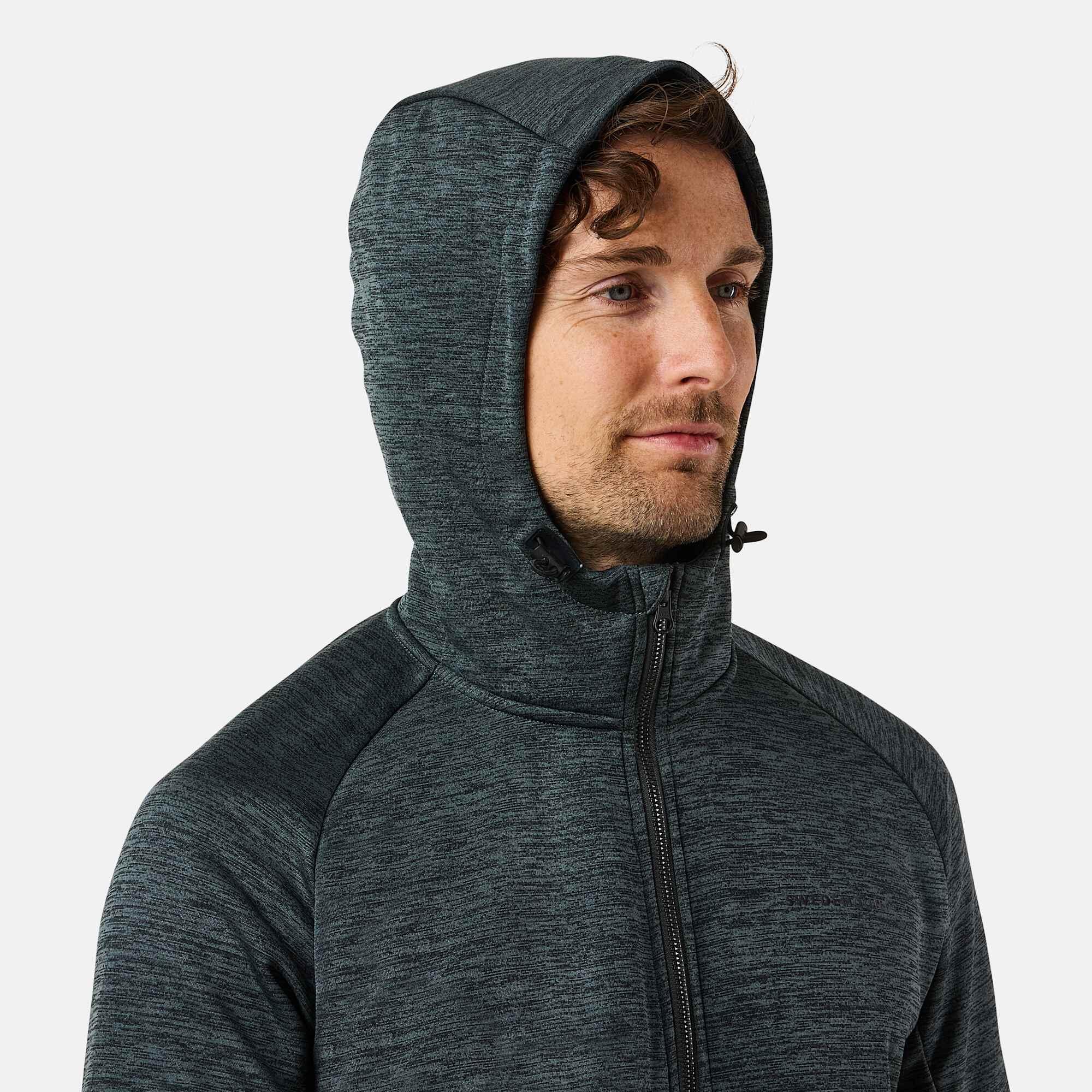 Herren Trainingssweater Quick Dry Training Logo Zip Hood II 5/7