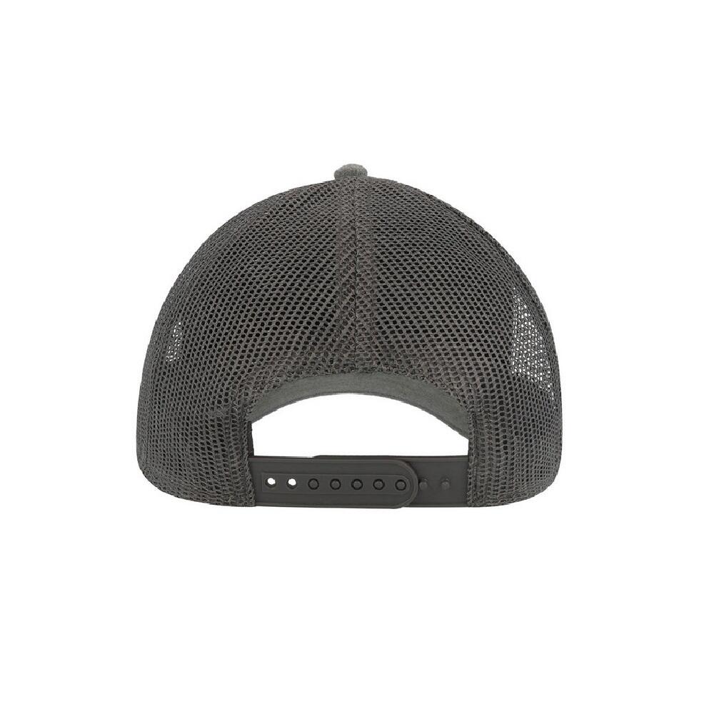 Rapper Jersey Mid Visor Trucker Cap (Dark Grey) 2/3