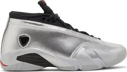 Zapatillas baloncesto - Air Jordan 14 Low - Plateado/Rojo