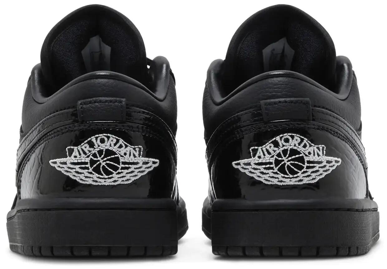 Jordan 1 Low SE Patent Elephant Black 4/5