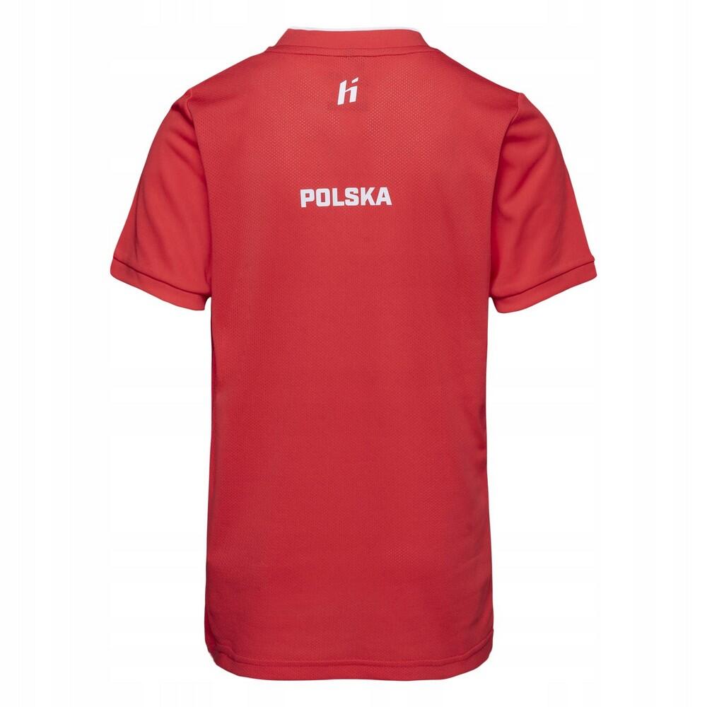 Alumni Poland Maglietta Bambini Huari Rosso Bianco Acceso 2/3