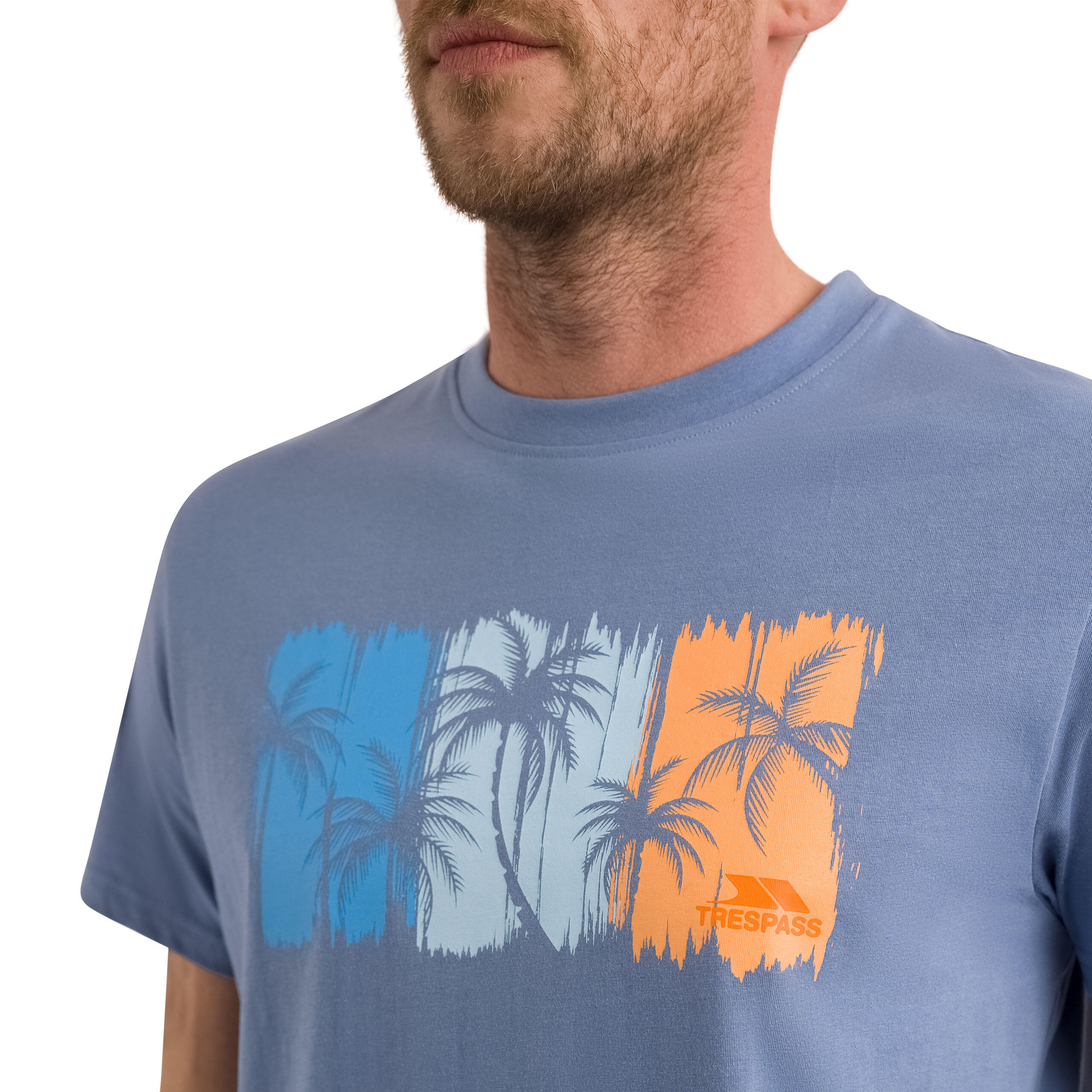 Mens Short Sleeves Round Neck Quick Dry T-Shirt - Sunbathe 5/5