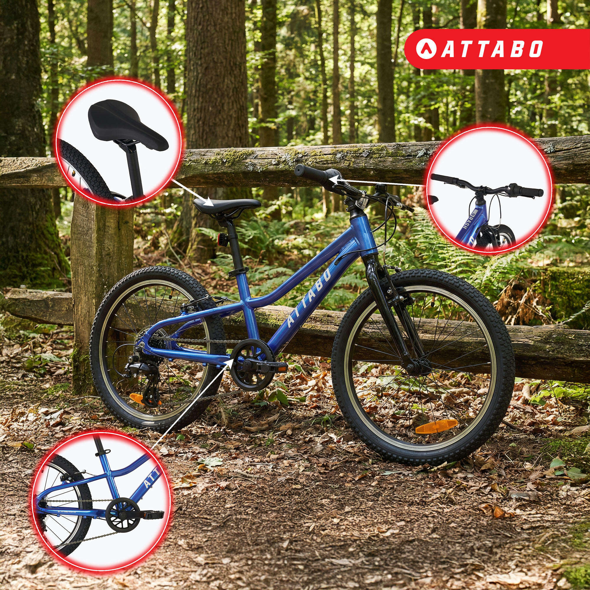 Bicicletta per bambini ATTABO RASH 20" 5/7