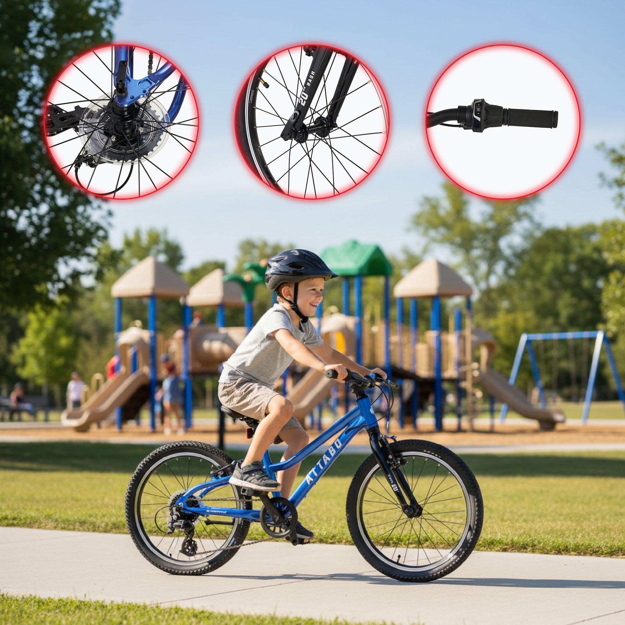 Bicicletta per bambini ATTABO RASH 20" 6/7