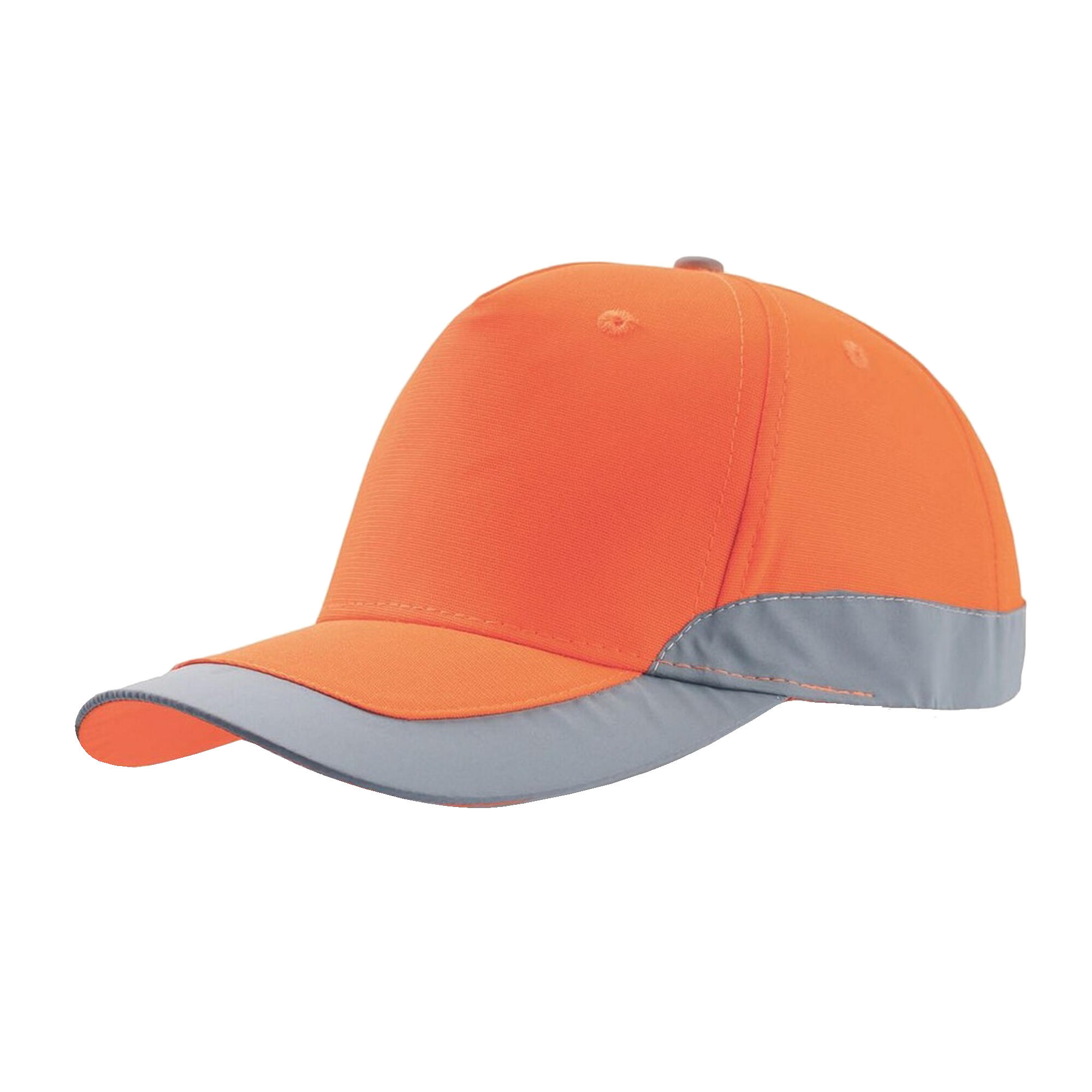 Helpy 5 Panel Reflective Cap (Safety Orange) 1/5