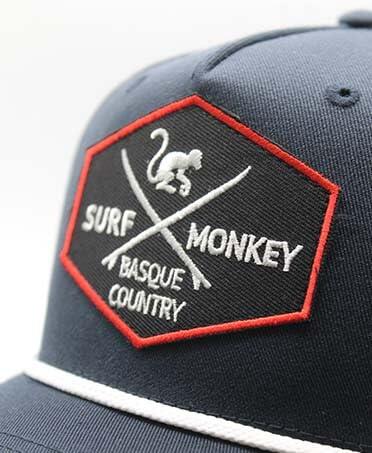 Gorra Beisbol con Cuerda - Reciclada -Talla única - Hombre/Mujer (Azul Marino) 3/4