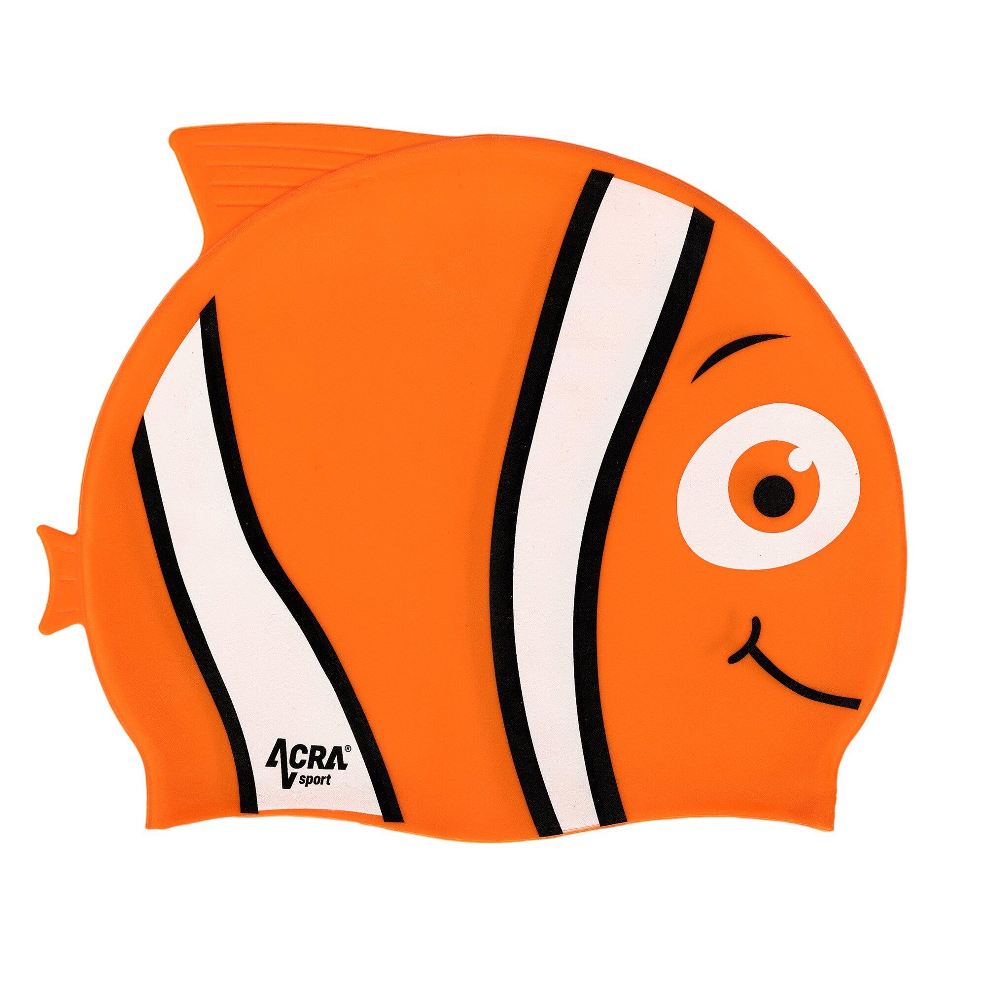 ACRA Dětská plavecká koupací čepice NEMO