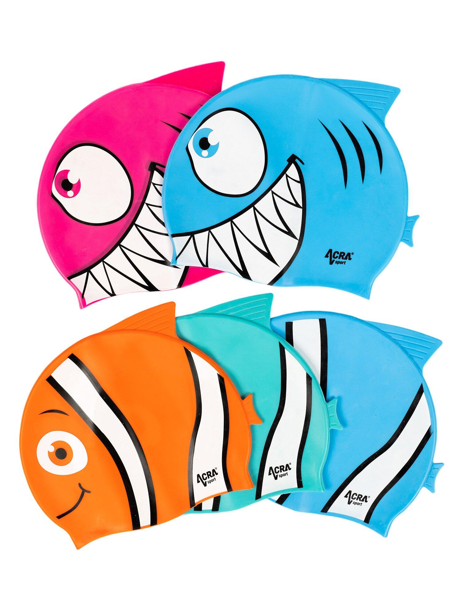 Dětská plavecká koupací čepice, PIRANHA 5/5
