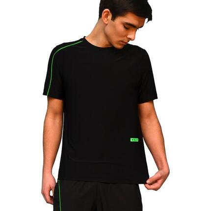 T-shirt de padel Performance Noir & Vert