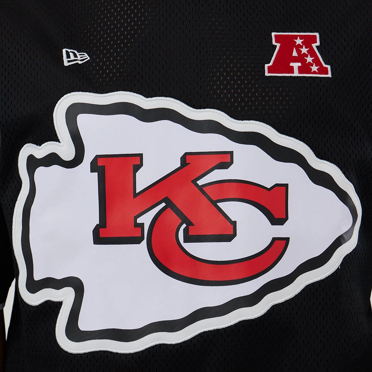 New Era Herren T-Shirt Mesh Oversized NFL Kansas City Chiefs 3/7