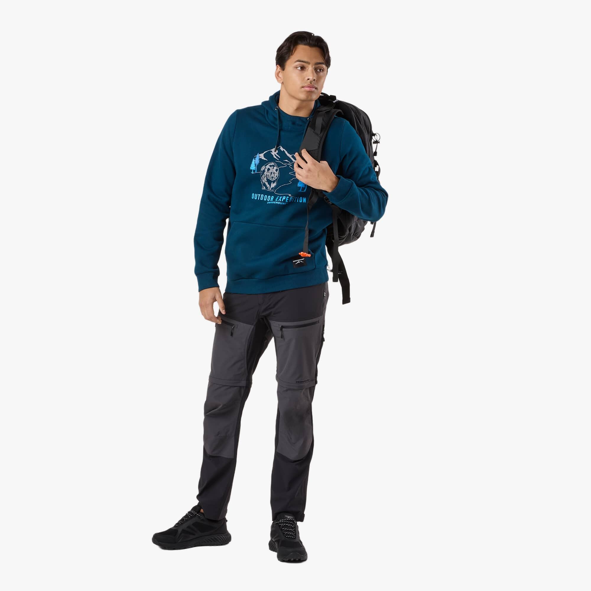 Sweat à capuche randonnée homme Forest Hood 3/7