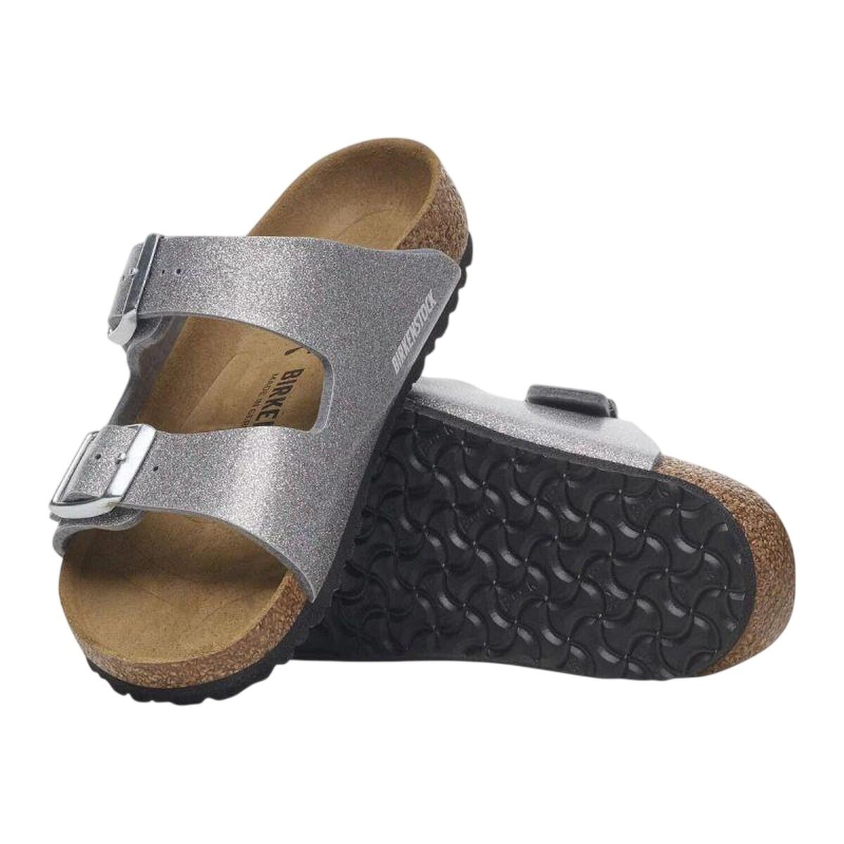 SandaliBambini Birkenstock Arizona Argento 4/4