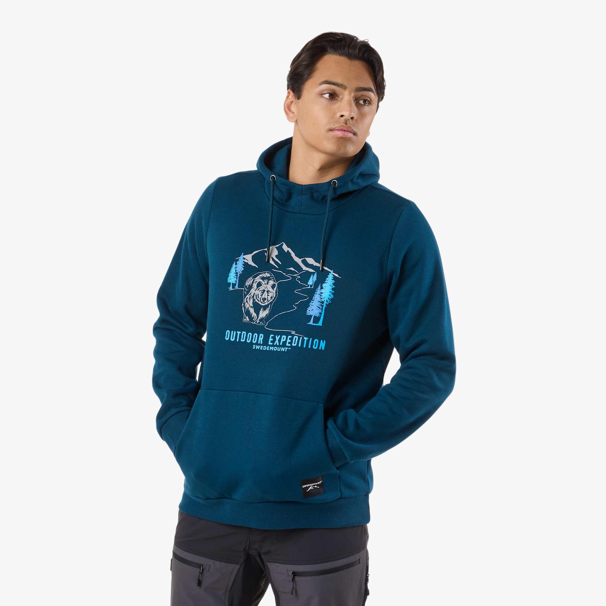 Sweat à capuche randonnée homme Forest Hood 4/7
