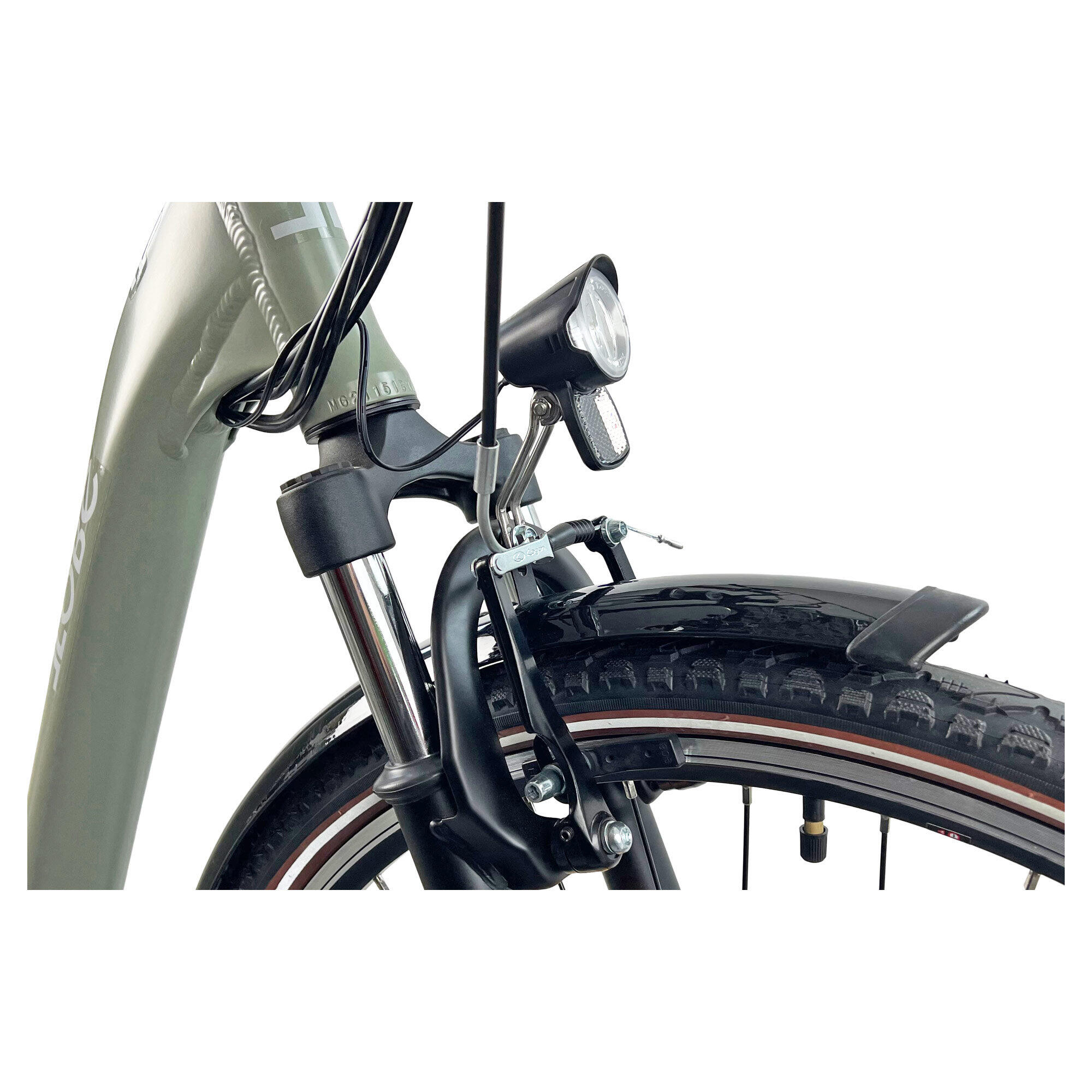LLOBE City E-Bike  28" COUNTY, grün 4/7
