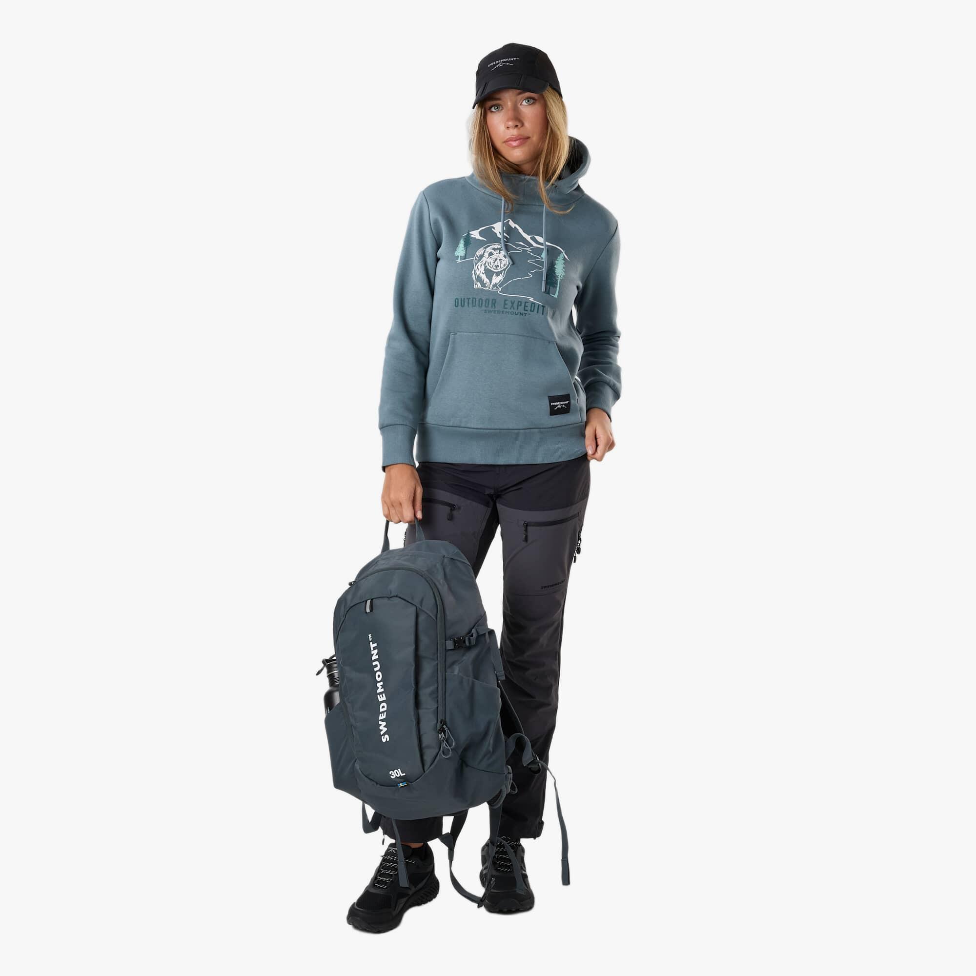 Damen Outdoor Kapuzenpullover Forest Hood W 3/8