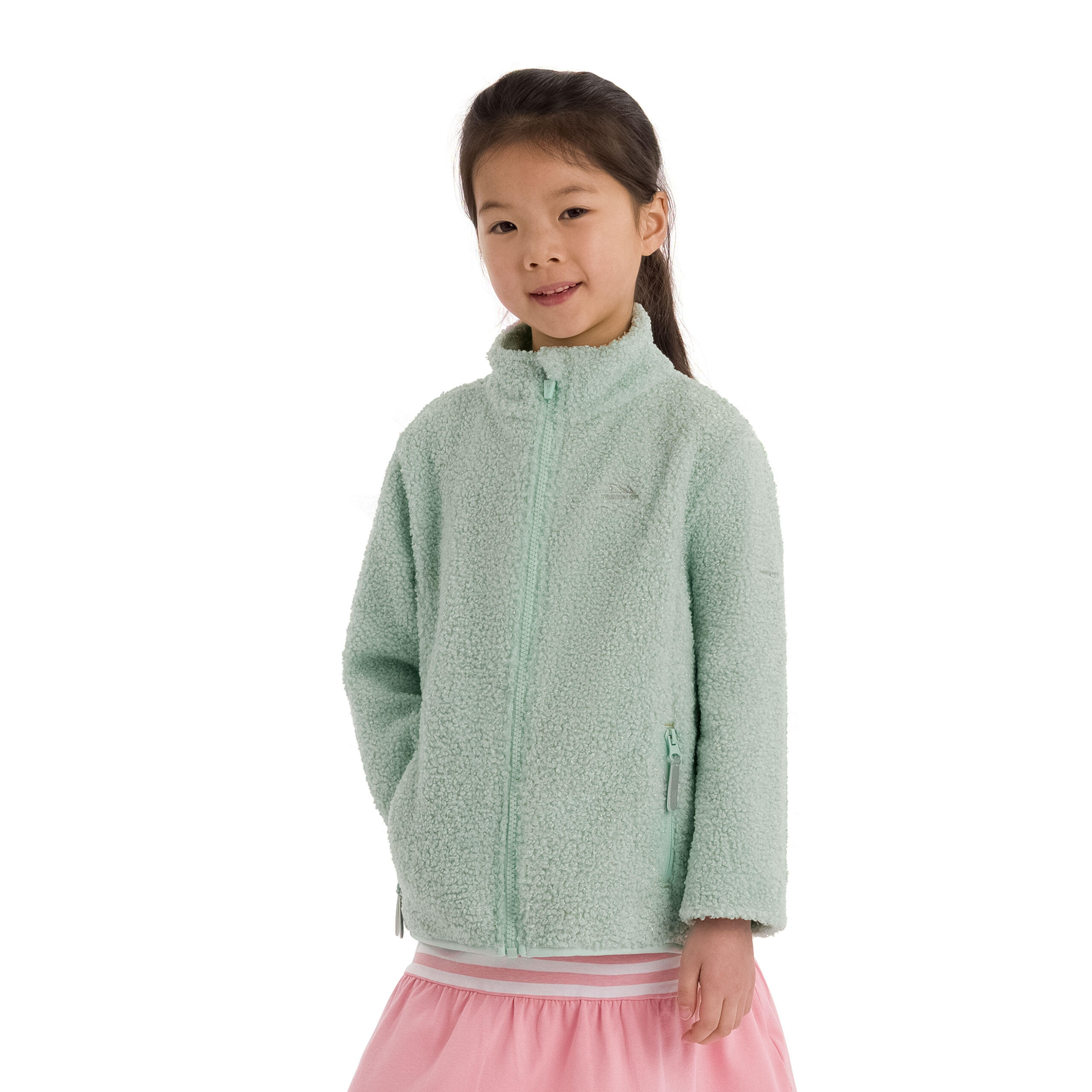Girls Full Front Zip Fleece Jacket - Lunner 3/5