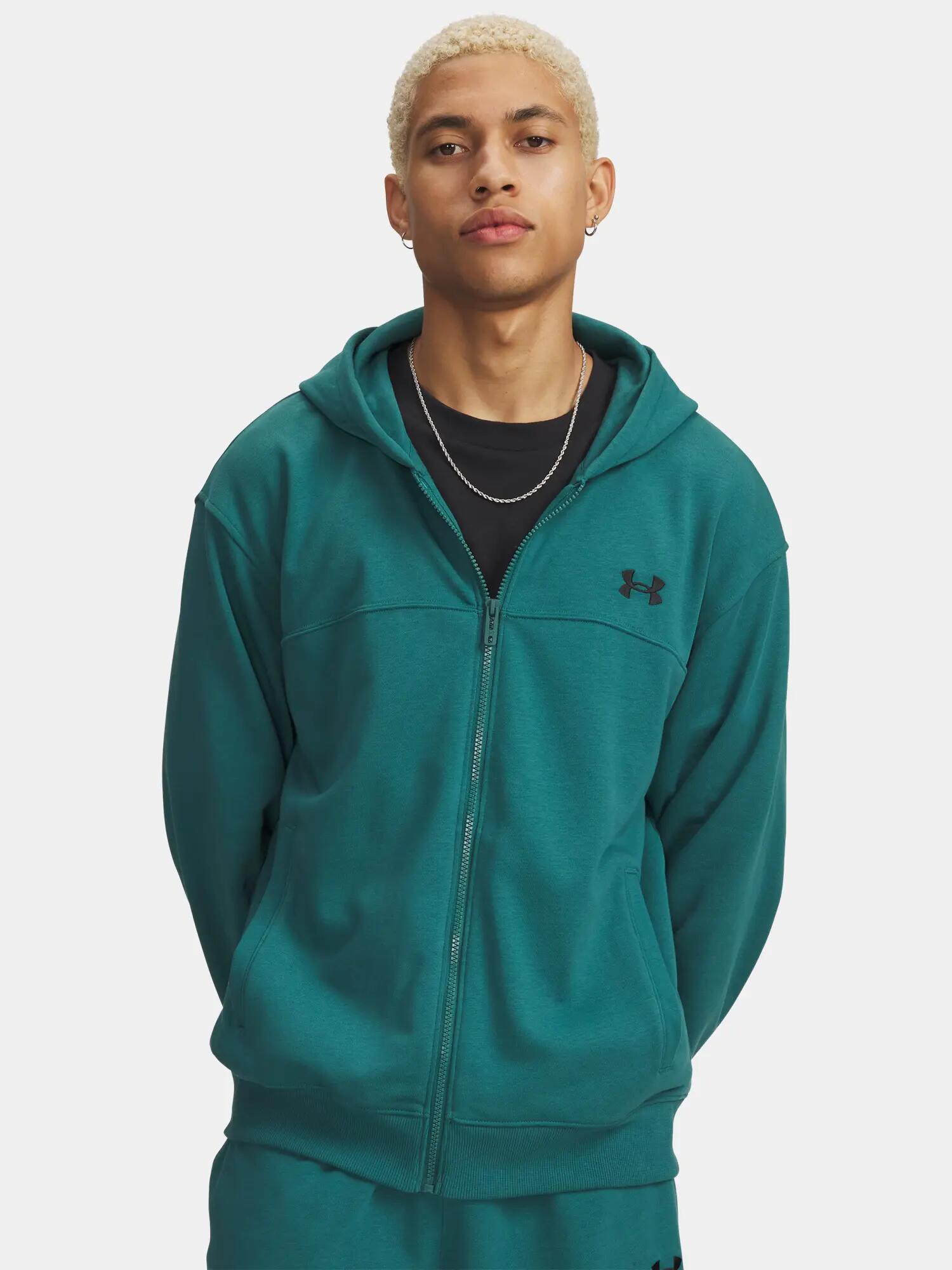 Férfi pulóver Under Armour UA Rival LW FZ 1/3