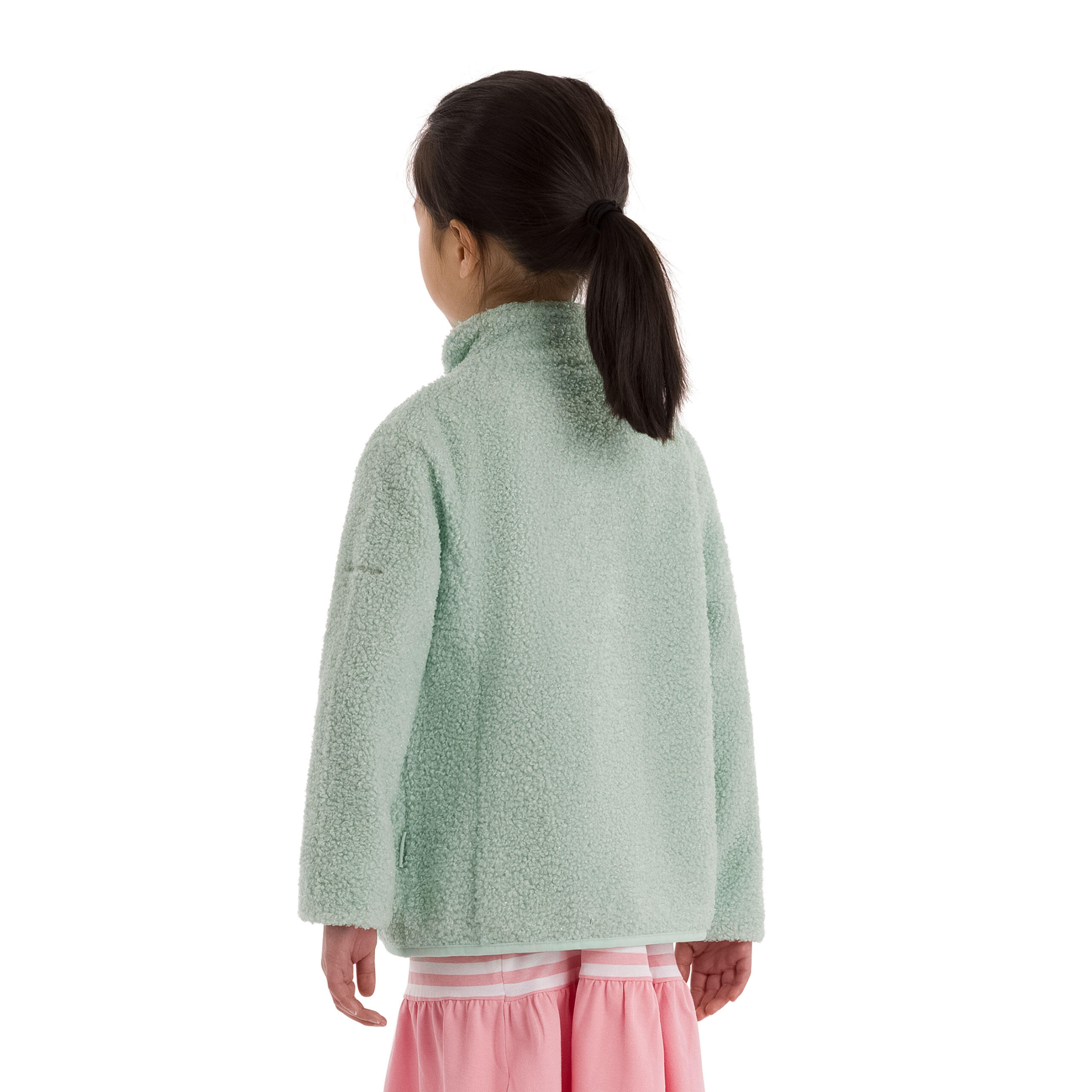 Girls Full Front Zip Fleece Jacket - Lunner 5/5