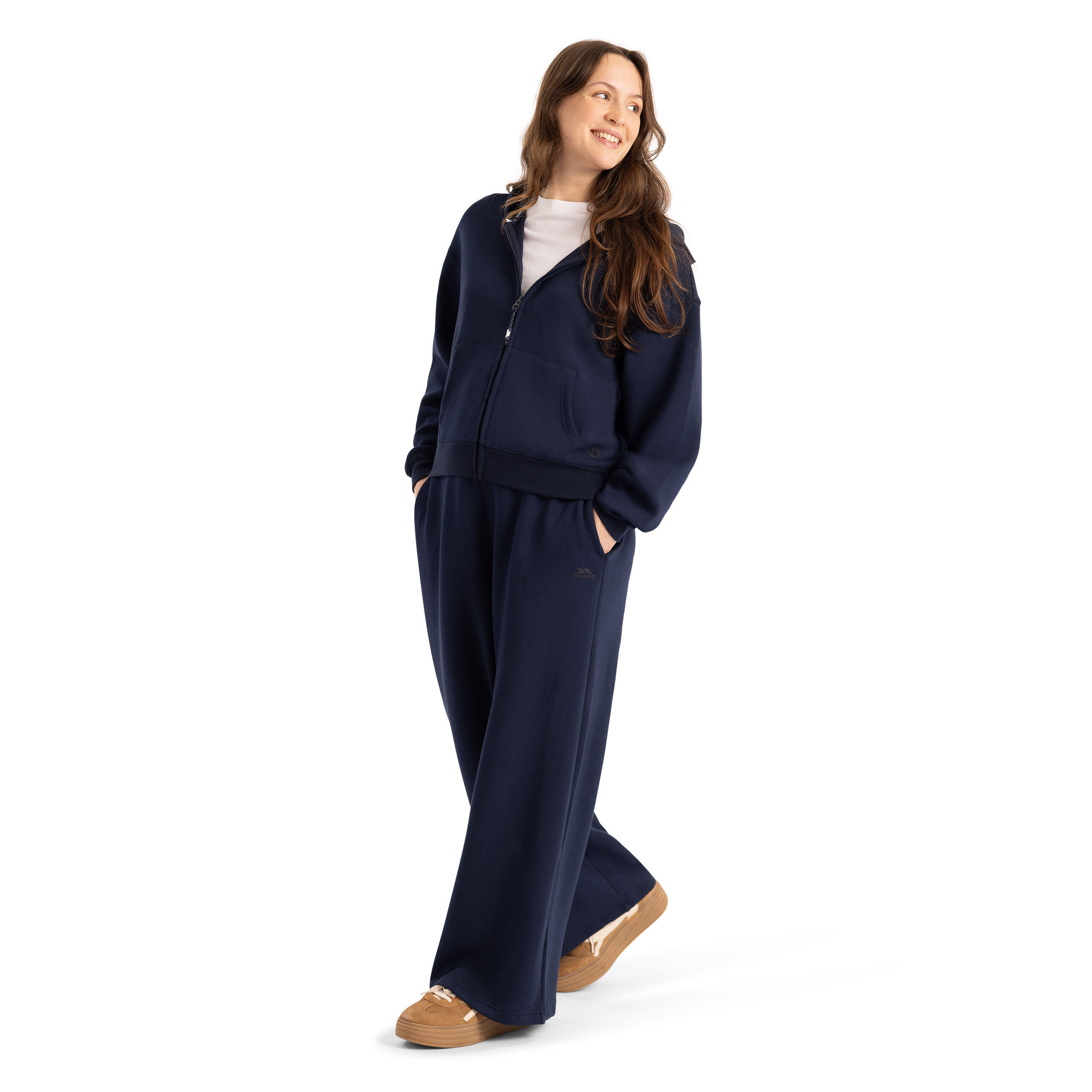 Womens Full Zip With Kangaroo Pockets Active Hoodie  - Sileas 4/5