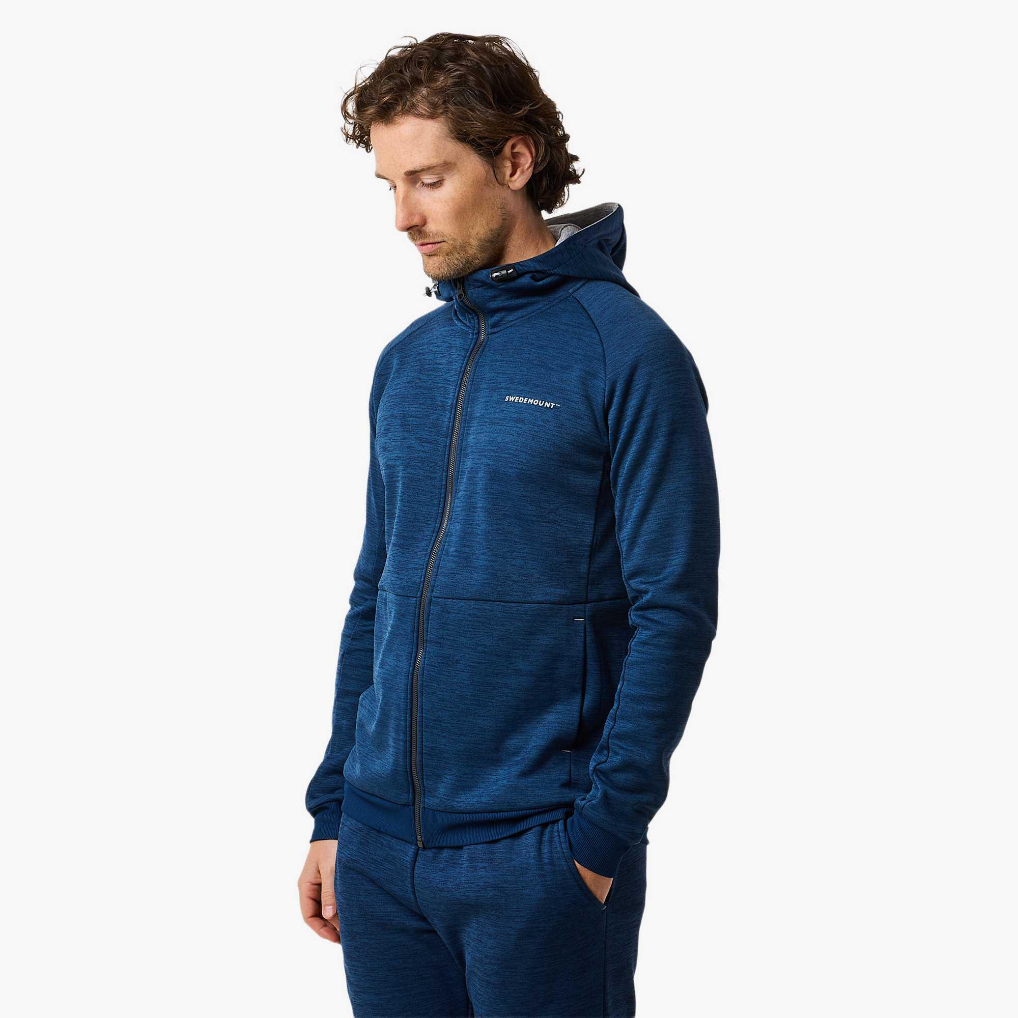 Herren Trainingssweater Quick Dry Training Logo Zip Hood II 4/7