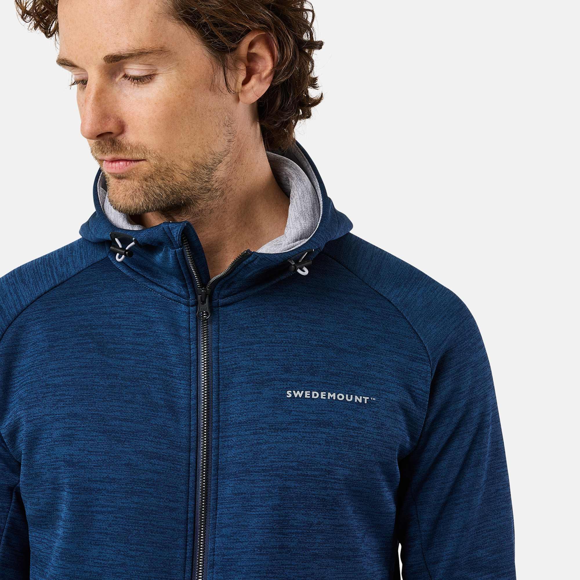 Herren Trainingssweater Quick Dry Training Logo Zip Hood II 6/7