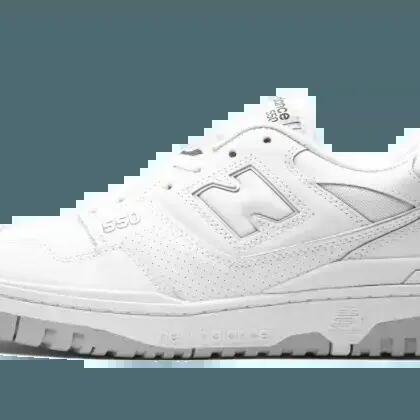 Unisex - Lifestyle - Shoes - Leather, Retro Low-Top - 550 White Grey.