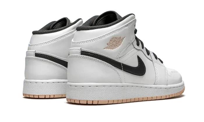 Air Jordan 1 Mid White Arctic Orange - Taille : 38.5 EU 3/4