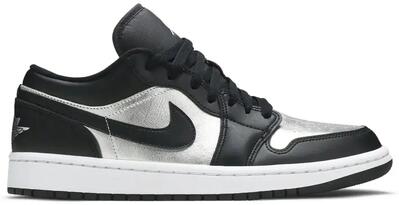 Schoenen - lifestyle - aj1 low se - low-top - zwart/zilver