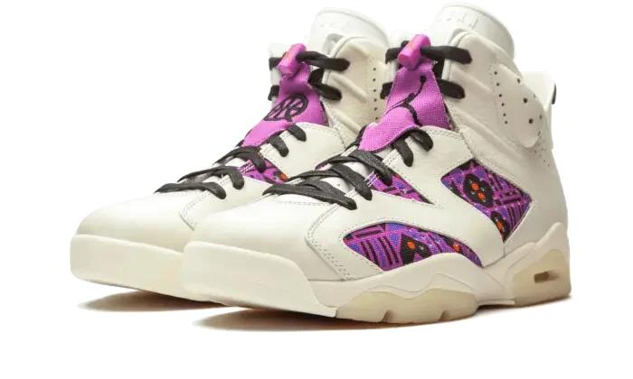 Air Jordan 6 Retro Quai 54 Sail Black (2020) 2/4