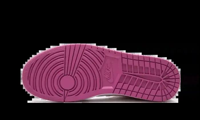 Zapatillas - Baloncesto - Air Jordan 1 Mid - Blanco/Fucsia 4/4