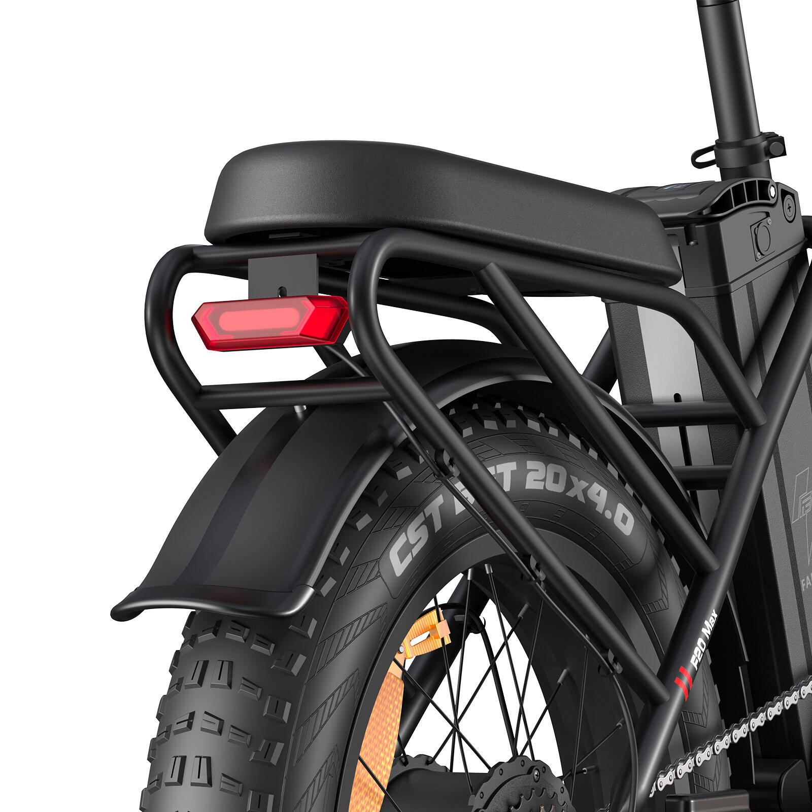 Bicicleta elétrica dobrável FAFREES F20 Max com bateria de 48V 30Ah e visor LCD 7/7