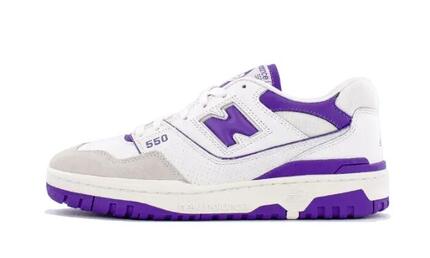New Balance 550 White Purple