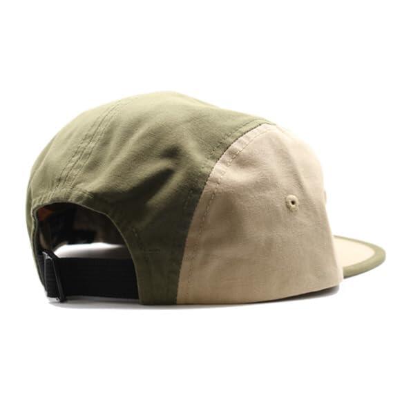 Gorra Strapback 5P - Jockey Cap - Hombre/Mujer -Orgánico - Talla única (Beige) 3/5