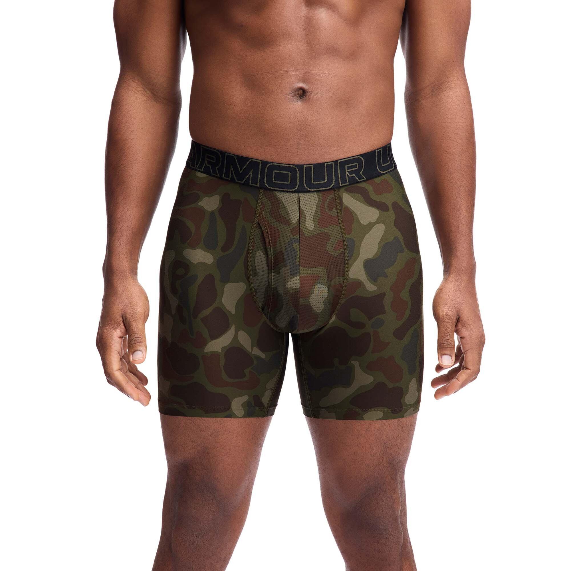 Boxershort Herren 3er Pack Figurbetont-UA PERFORMANCE TECH - PRINT 6 IN 3PK 4/5
