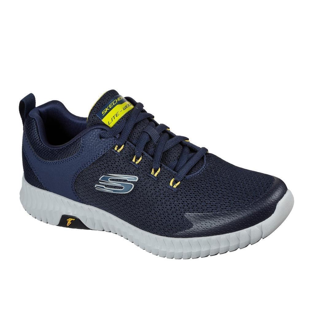 Mens Elite Flex Prime Take Over Trainers (Navy/Yellow) 1/5