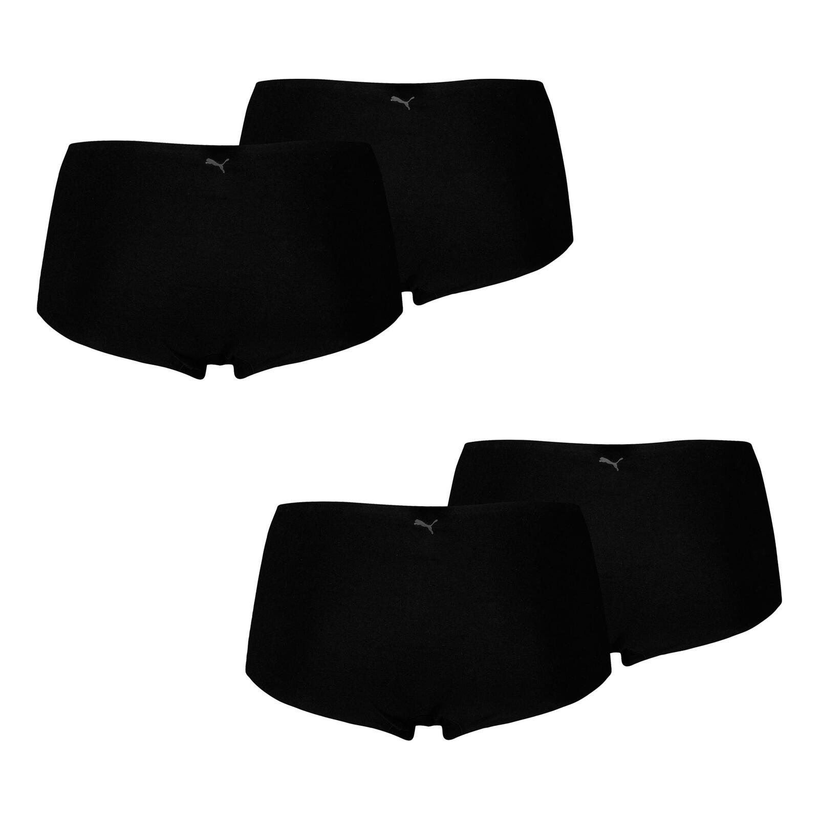 4er Pack Slips weich elastisch Damen - Invisible Ultra Soft Cotton Mini Shorts 3/3
