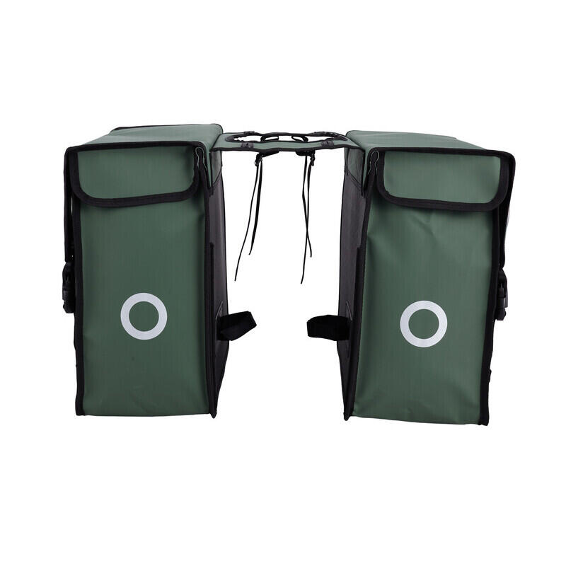 Dubbele bagagedrager tas van gecoat canvas Willex 40 L 2/3