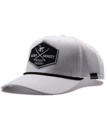 Casquette de baseball cordon - Recyclée - Taille unique - Homme/Femme (Blanche)