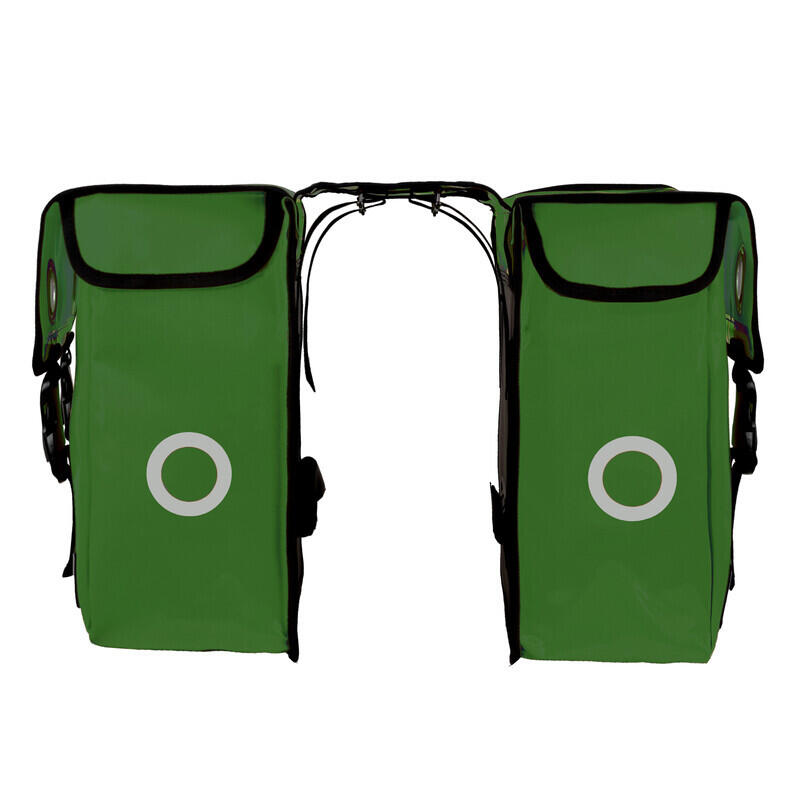 Dubbele bagagedrager tas van gecoat canvas Willex 30 L 3/3