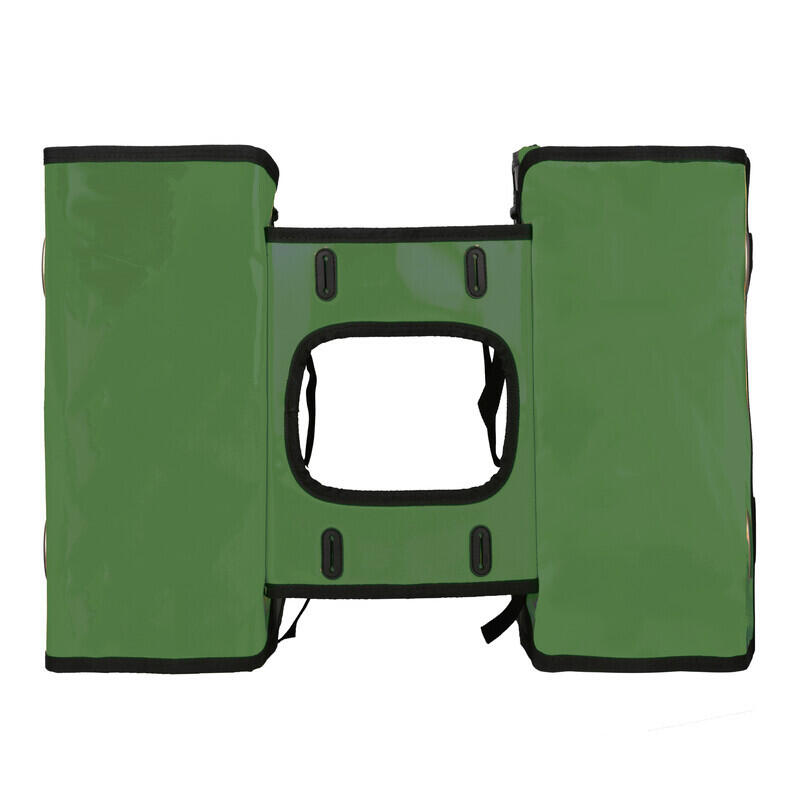 Dubbele bagagedrager tas van gecoat canvas Willex 30 L 2/3
