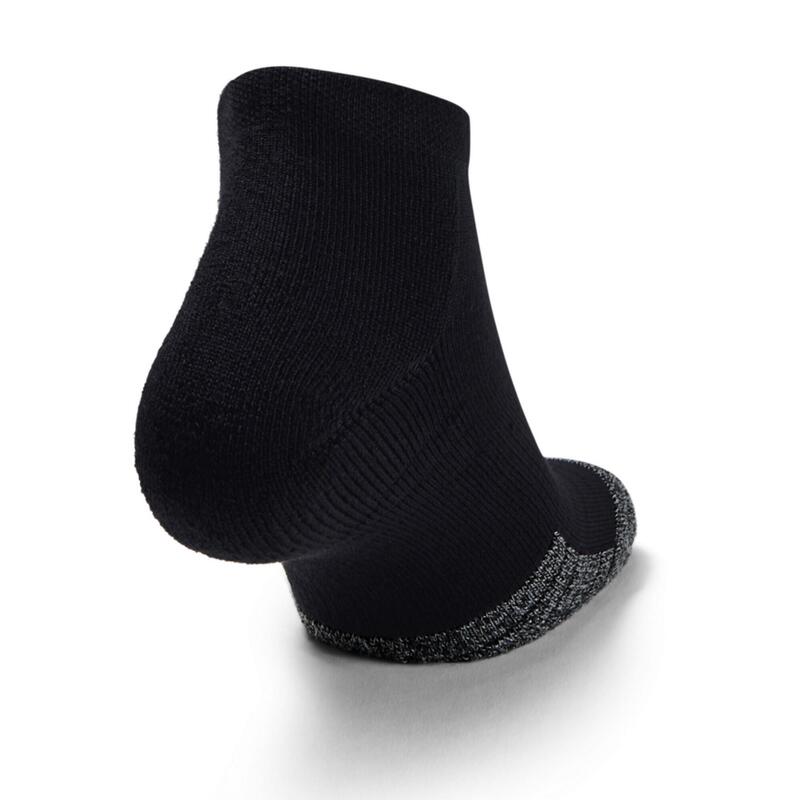 Chaussettes HEATGEAR Homme (Noir / Gris acier)