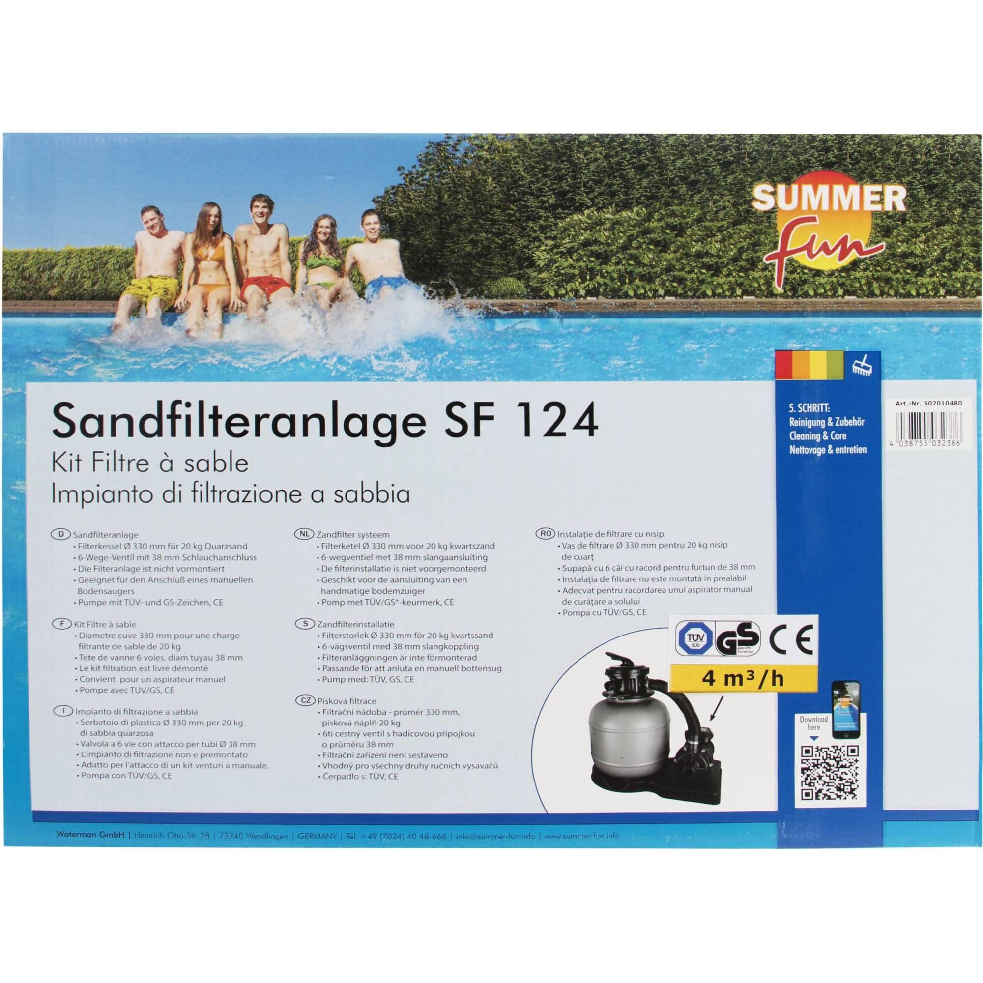 Sandfilteranlage SF 124 3/6
