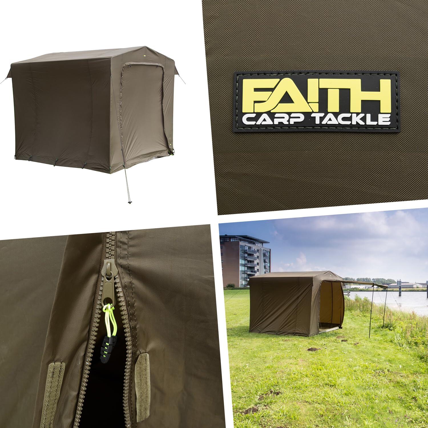 Tienda carpa Camp House 250x210x220 cm verde 6/7