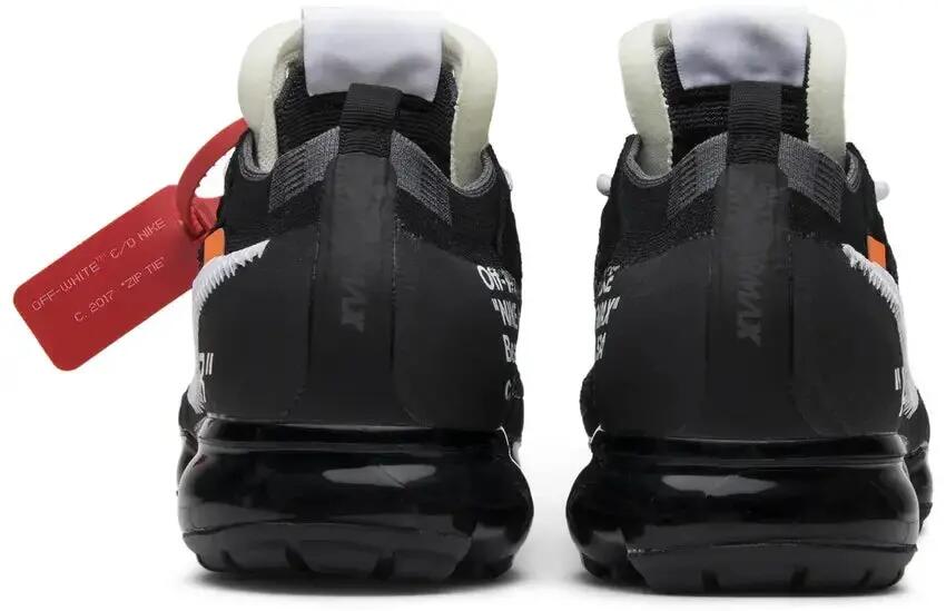 Laufschuhe - Gedämpft - Vapormax Off-White - Schwarz/Weiß 3/5