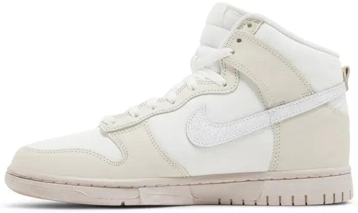 Nike Dunk High Retro PRM Cracked Leather Swoosh 2/5